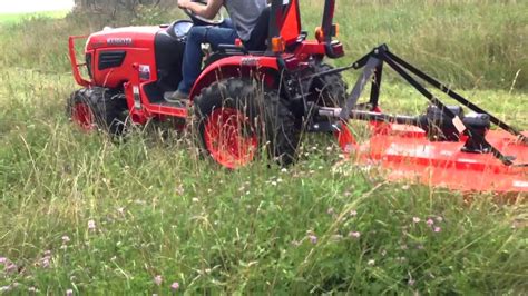 kubota tractor brush hog attachment